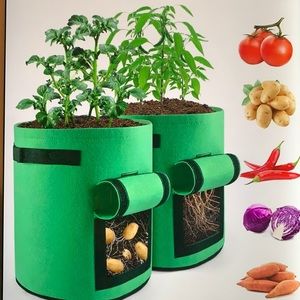 2PCK Garden Grow Bags